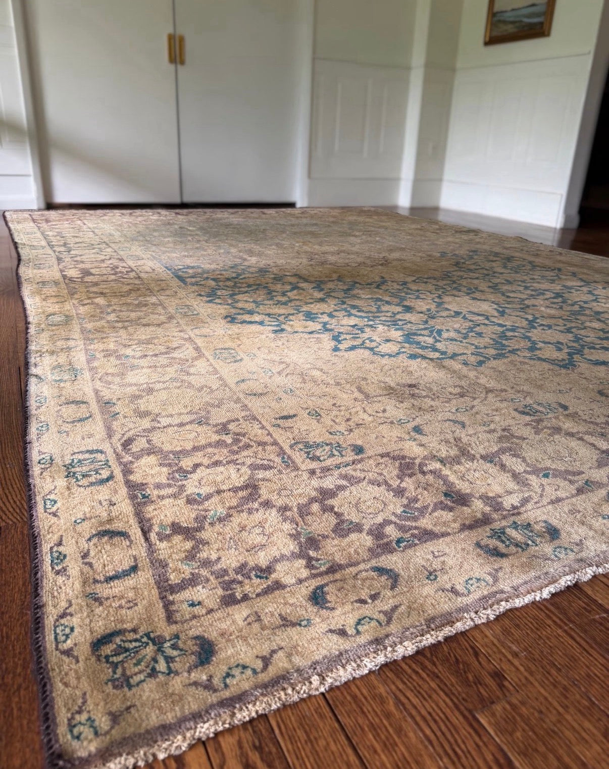 Vintage Celeste Rug 8’5 x 12’5 circa 1940-1950