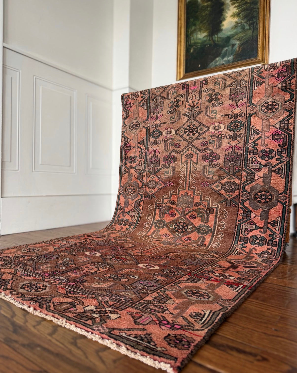 Vintage Rosewood Garden 3’6 x 6’6 circa 1910-1930