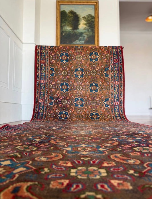 Vintage  Paisley Testament 3’7 x 12’4  circa 1920–1940