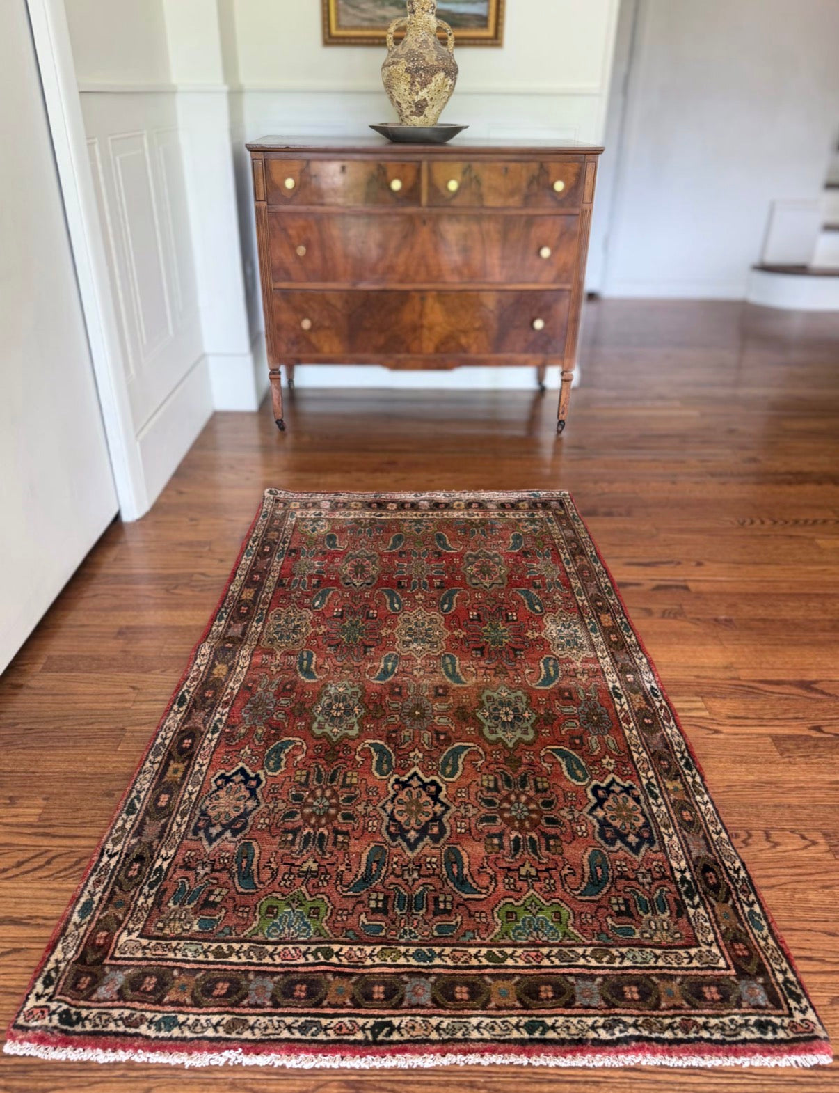 Vintage Merchant’s Garden Rug 3’4 x 5’7 Circa: 1940–1960