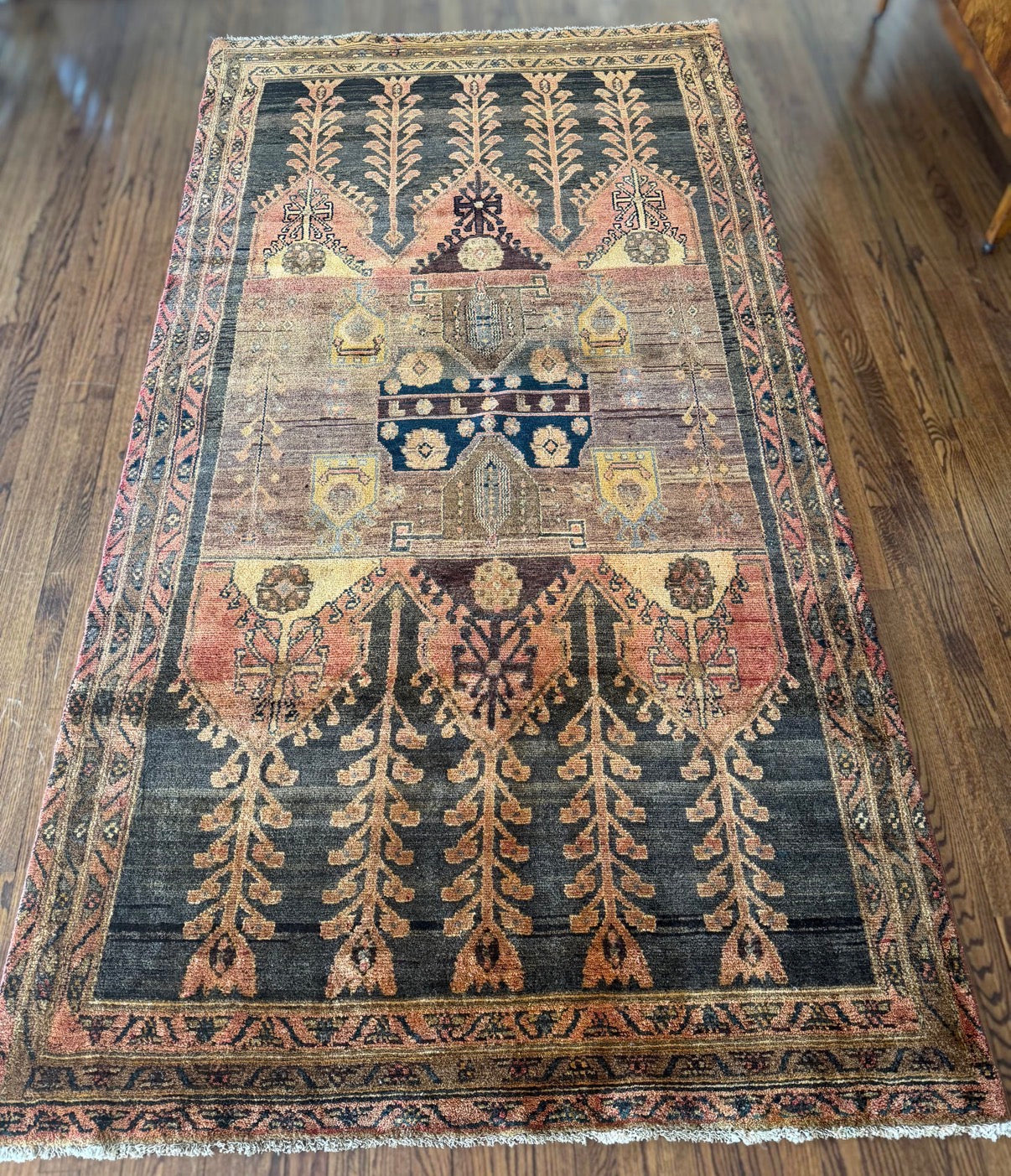 Vintage Anatolian Chronicle rug 4’10 x 9’5