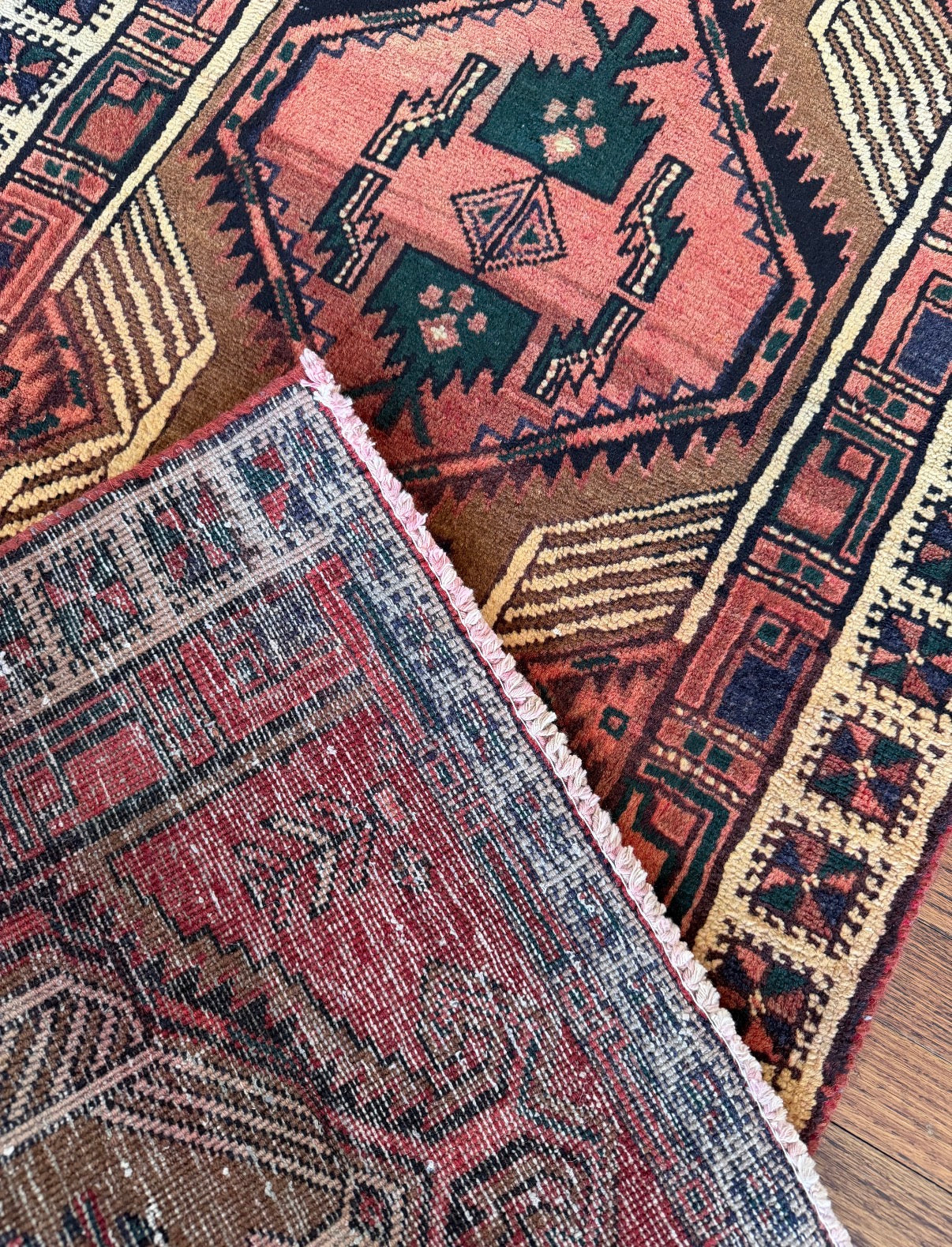 Vintage Vintage  Cedar Jewel Runner 2’7 x 11’2