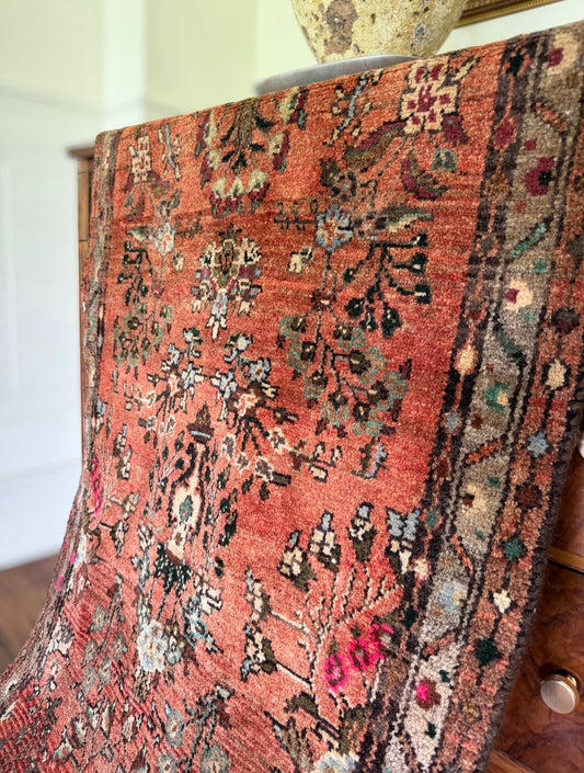 Vintage Melon Blossom Runner 2’7 x 9’2