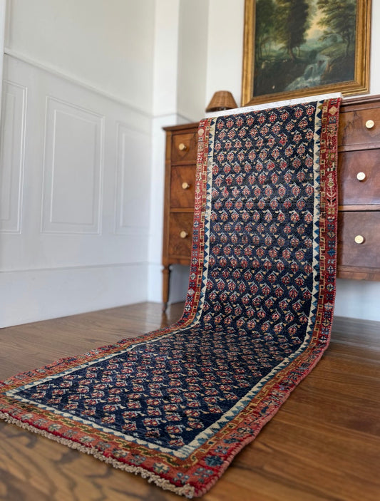 Vintage  Navy Souk  2’x 6’7 circa 1940-1960