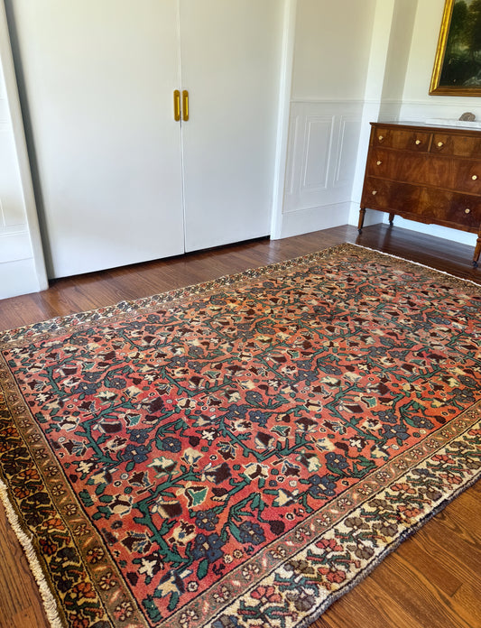 Vintage twilight canopy rug 6’6 x 9’4