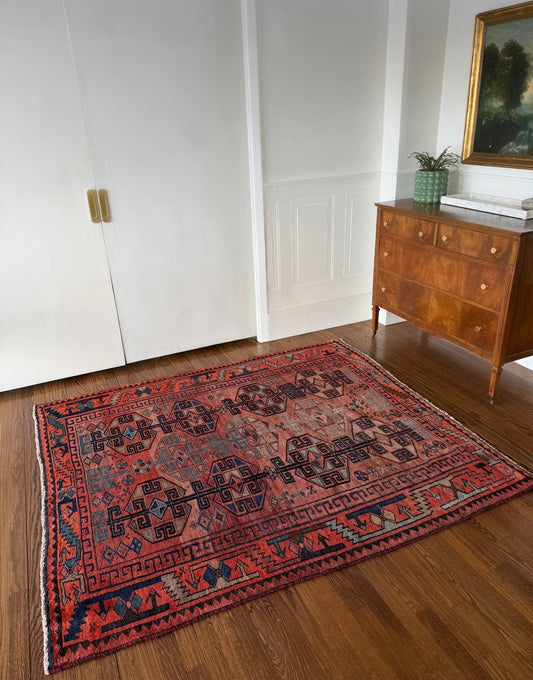 Vintage  Anatolian Codex 5’4 x 6’2 circa 1940-1960