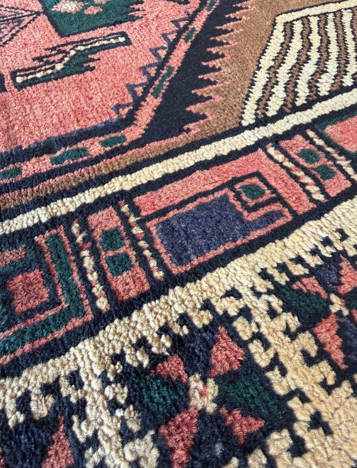 Vintage Vintage  Cedar Jewel Runner 2’7 x 11’2