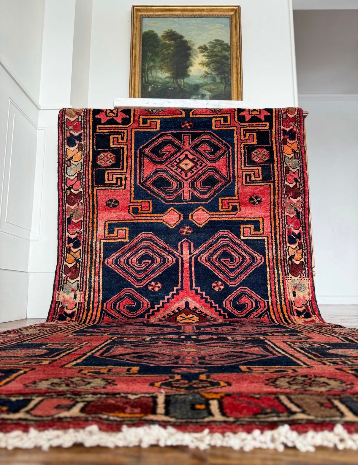 Vintage MIDNIGHT BAZAAR 3’5 x 6’5 circa 1945-1965