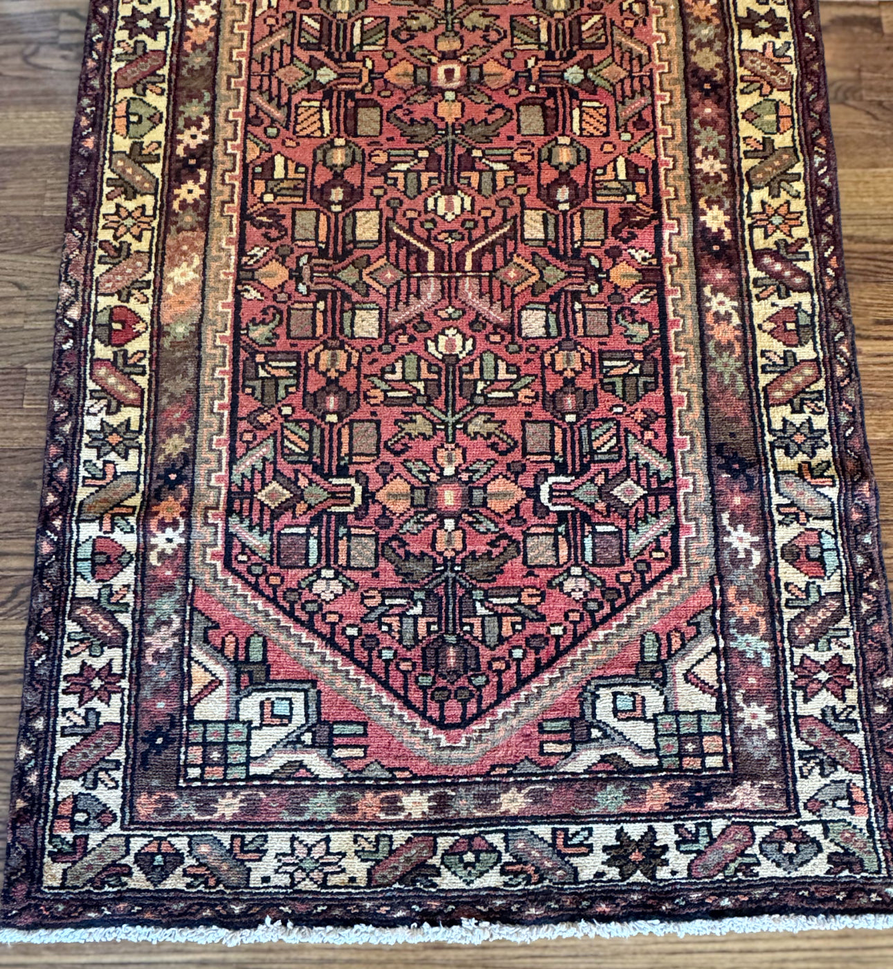 Vintage Canyon Karaja Runner 3’7 x 11’7 Circa 1940-1960