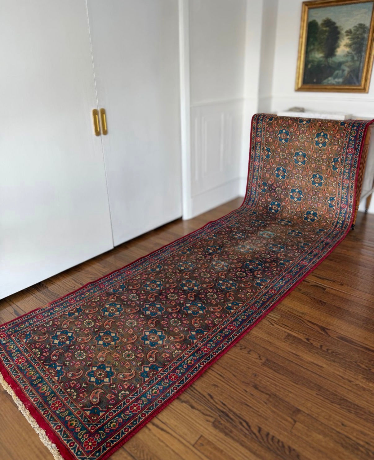 Vintage  Paisley Testament 3’7 x 12’4  circa 1920–1940