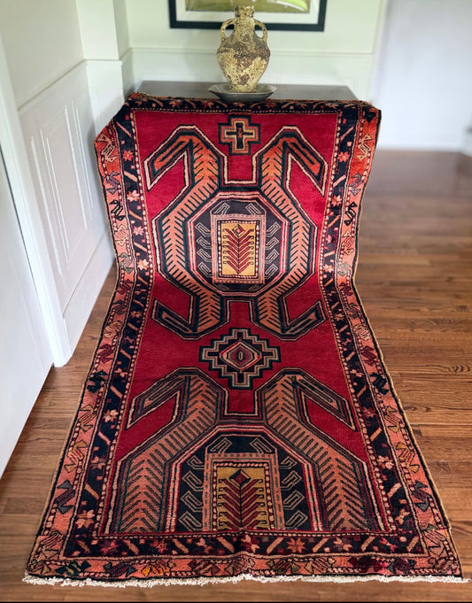 Vintage Wild Totem 4’3 x 8’9 circa 1960-1970