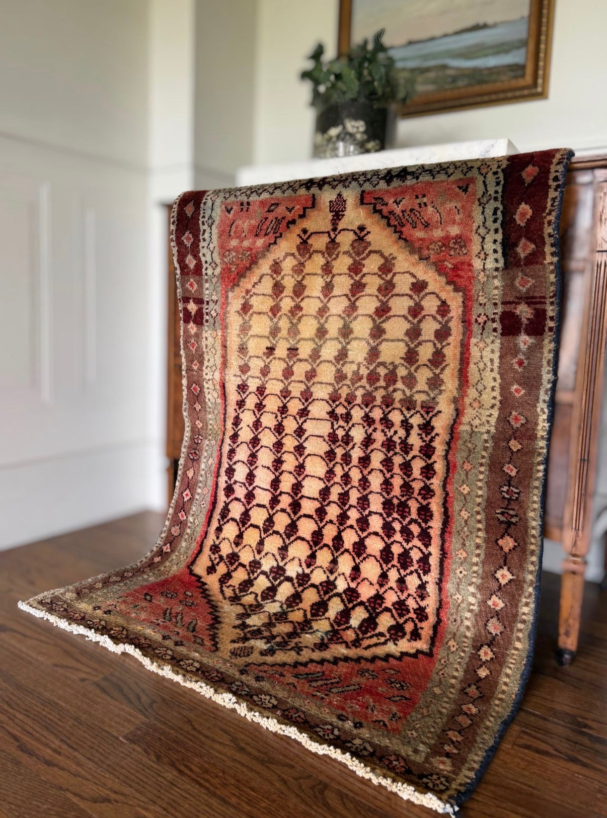 Vintage Desert Sorbet 3’1 x 4’2 circa 1950-1960