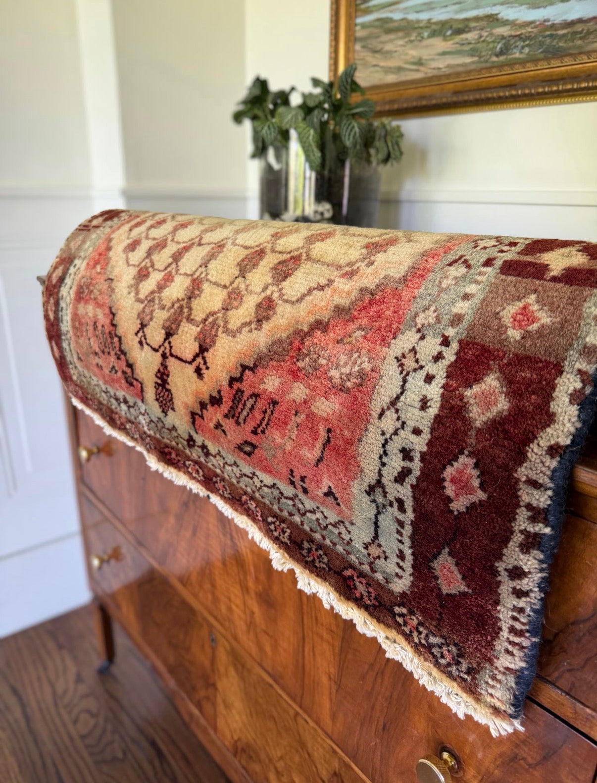 Vintage Desert Sorbet 3’1 x 4’2 circa 1950-1960