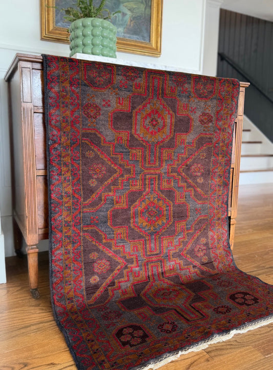 Vintage Traveling Ledger 3’ x 4’7 1960-1970