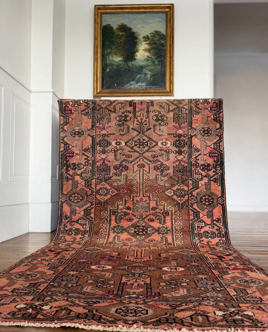 Vintage Rosewood Garden 3’6 x 6’6 circa 1910-1930