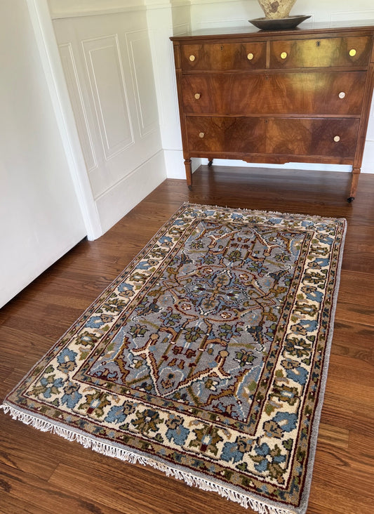Blue Willow Persian Style Rug 3’ x 5’
