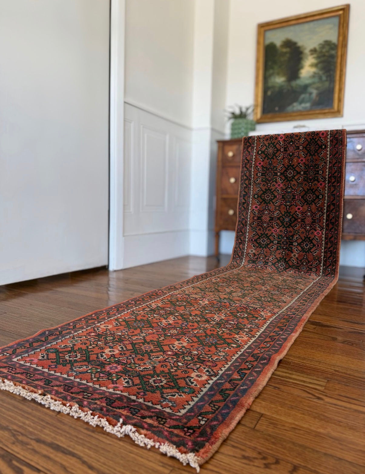 Vintage Worn Love Letter 2’2 x 9’3 Circa 1960s–1970s