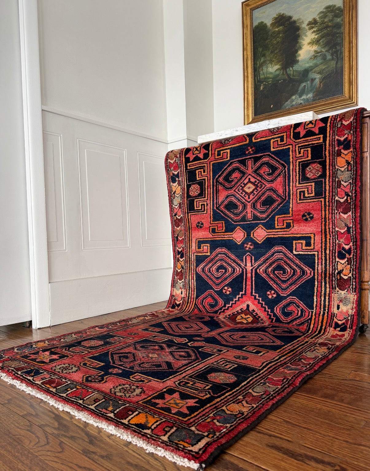 Vintage MIDNIGHT BAZAAR 3’5 x 6’5 circa 1945-1965