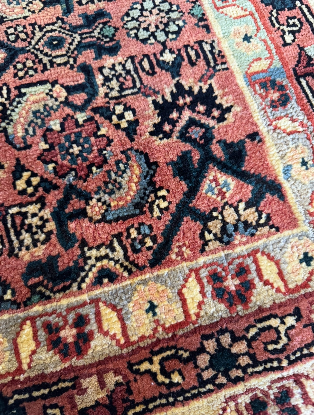 Antique Mauve Malayer Runner | 3’ x 8’4” | Circa 1920s–1940s