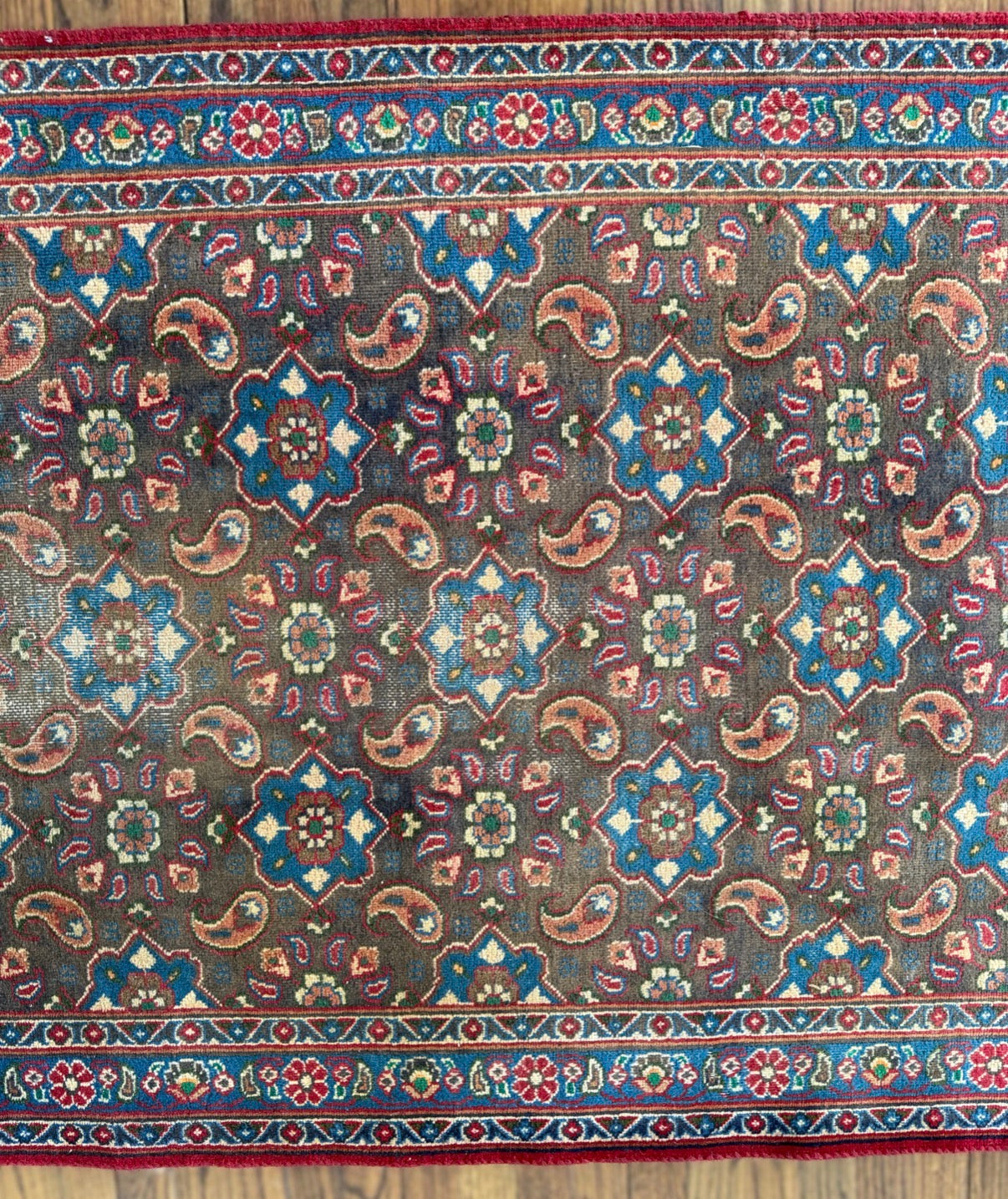 Vintage Paisley Testament 3'7 x 12'4 circa 1920–1940 – Modern Archival