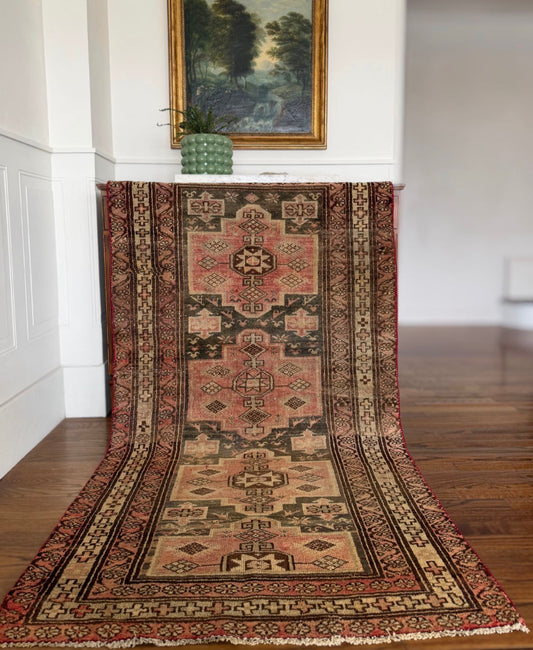 Vintage Blush Keepsake 3’4 x 5’3 circa 1940-1960