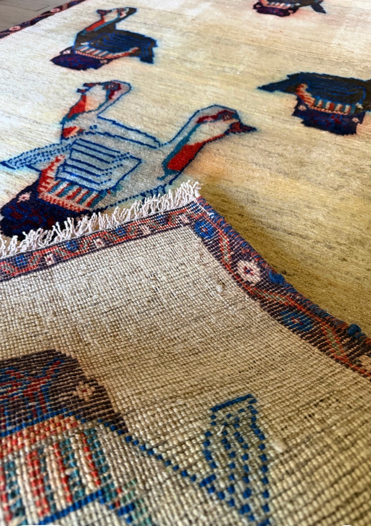 Vintage Wild Goose Chase Runner — 3’5” × 9’6”