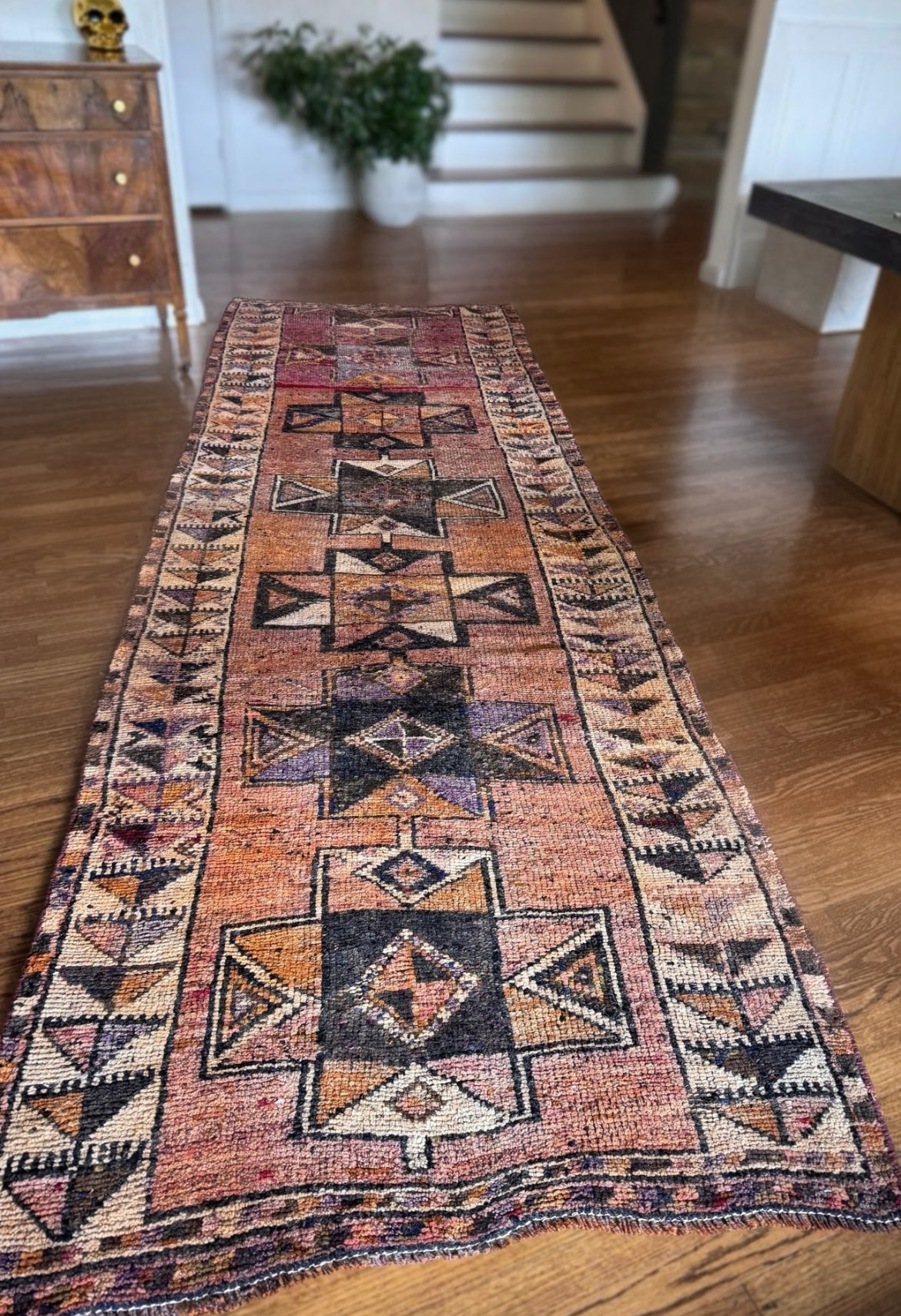 Handmade soft and thick Anatolian Runner 4’ X 11’ 6