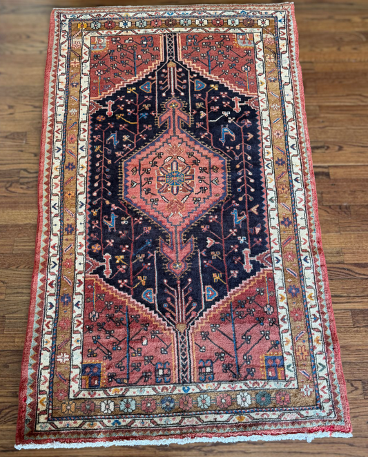 Vintage Anatolian  Stillwork Runner (3’8” x 6’1”)