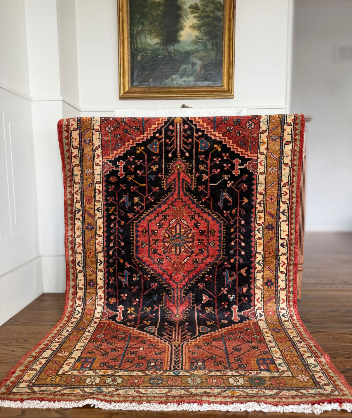 Vintage Anatolian  Stillwork Runner (3’8” x 6’1”)