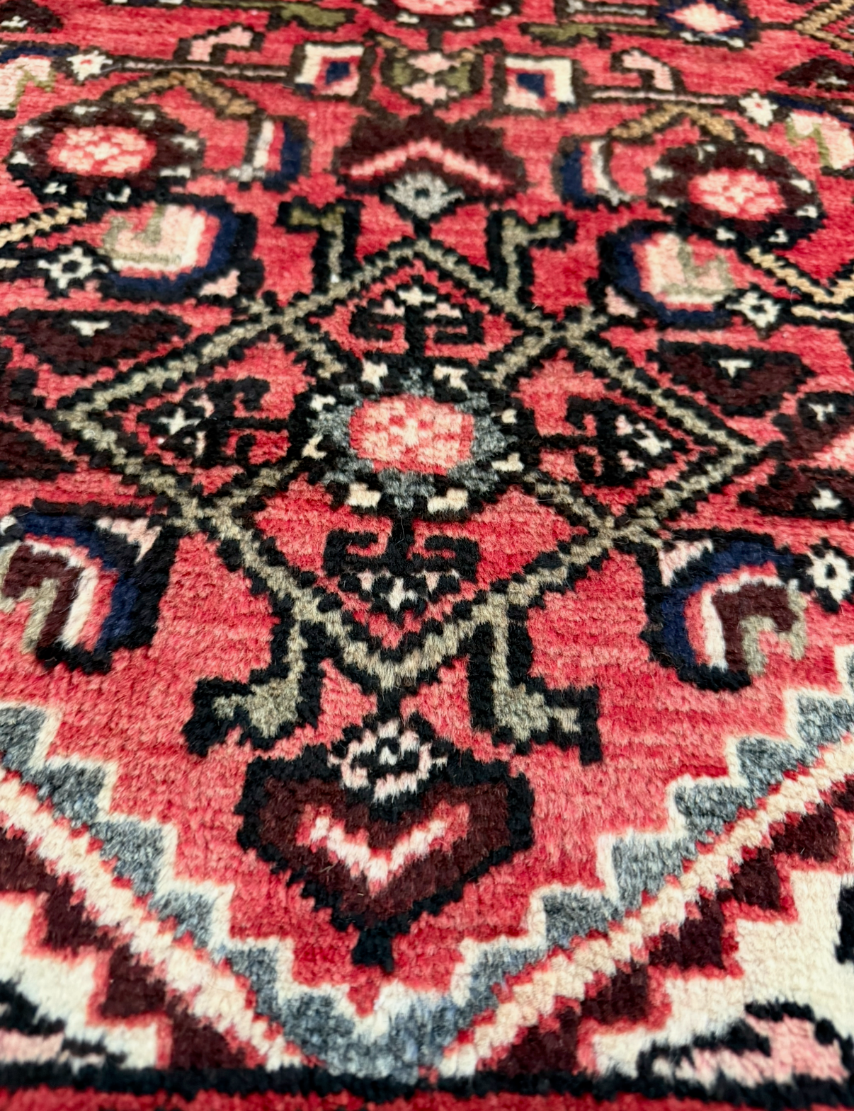 Vintage Garnet Archive No. 13 • Circa 1920s–1940s | 2’8 x 10’6