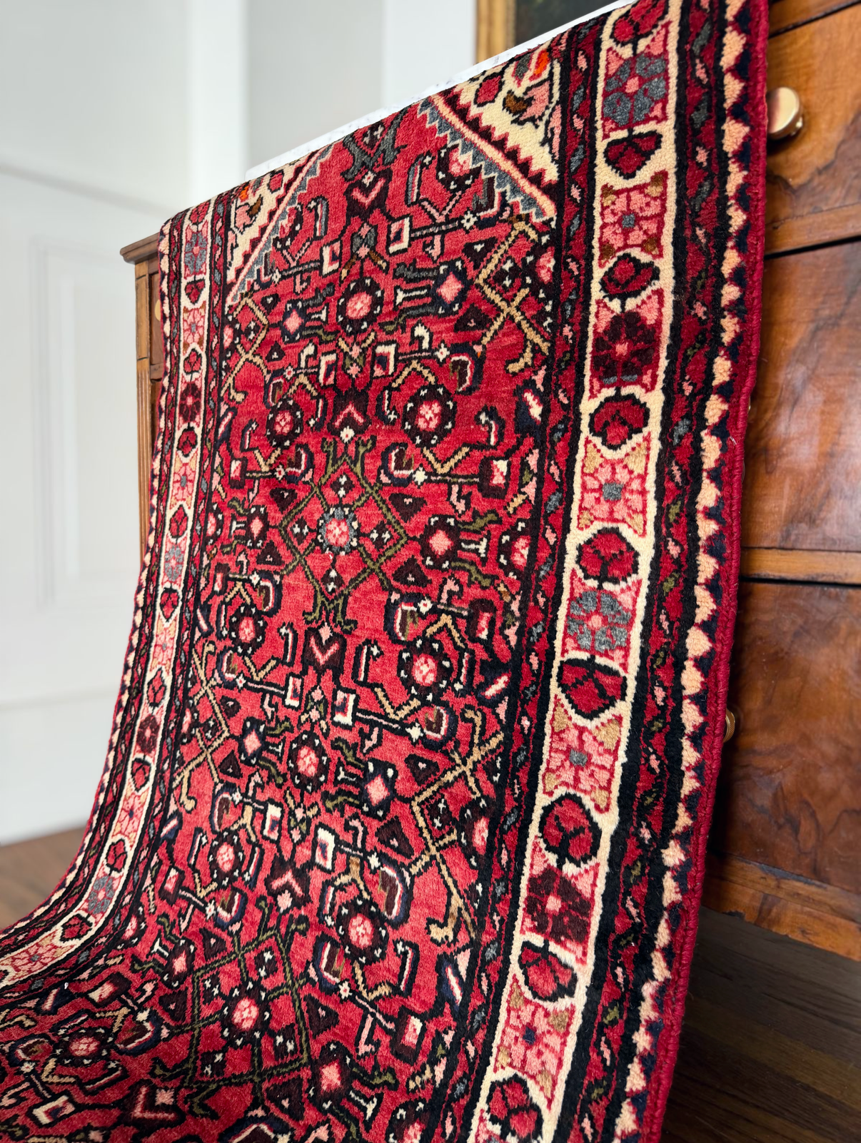 Vintage Garnet Archive No. 13 • Circa 1920s–1940s | 2’8 x 10’6