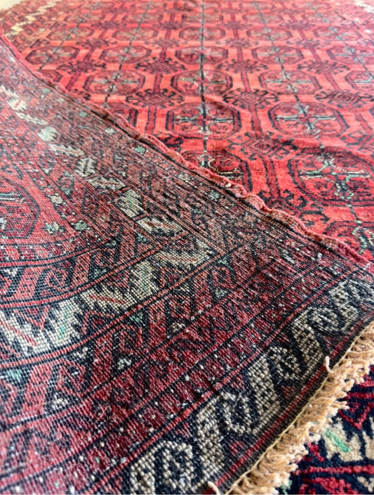 Vintage Red Turkmen 4’3 x 7’7