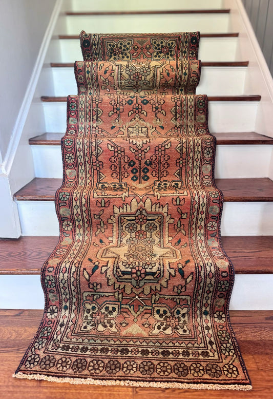Vintage floral Adana runner 2’8 x 9’