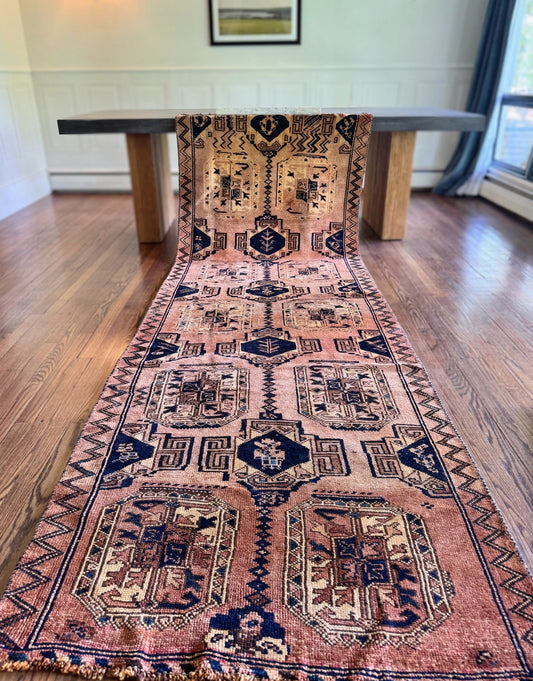 Vintage Anatolian ochra rug
3’8 x 11’2