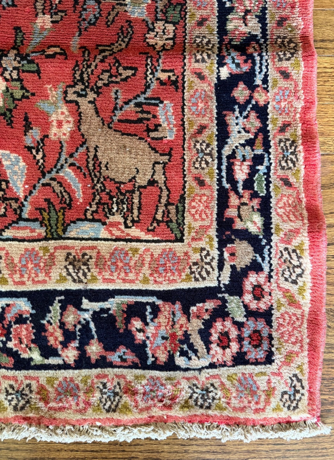 Vintage Maribel Rug 2’7 x 5’4 circa 1950-1960