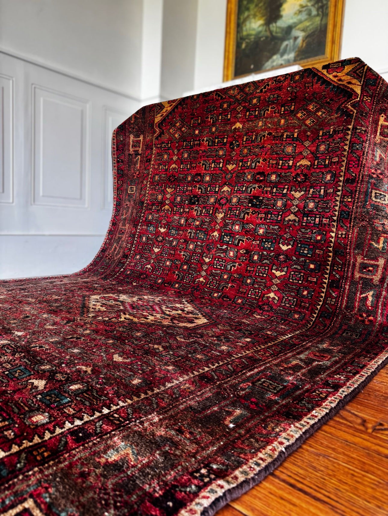 Vintage Hamadan/Malayer Niche Rug 5’ x 9’ 4