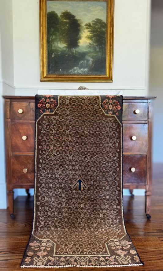 Vintage arrow of faith rug 2’ x 4’5
