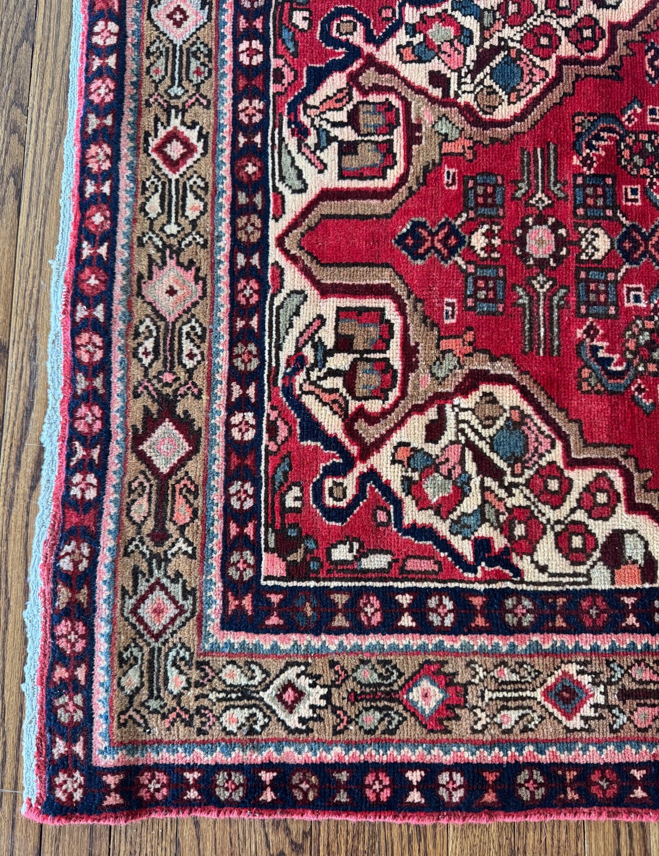 Vintage Crimson Heritage Runner 3’2 x 9’10